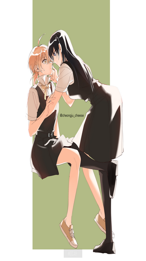 Yagate Kimi ni Naru: Touko Nanami and Yuu Koito