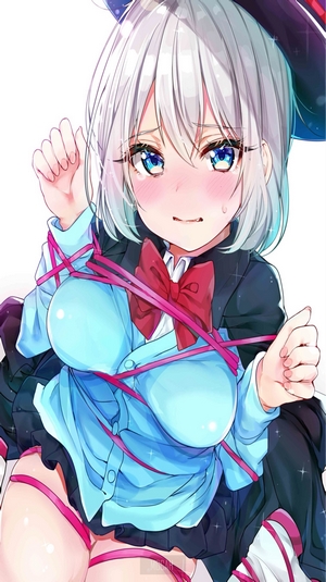 Magical Sempai from Tejina-senpai tied with ropes