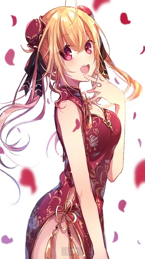 Takamiya Rion from Nijisanji in Chinese Dress