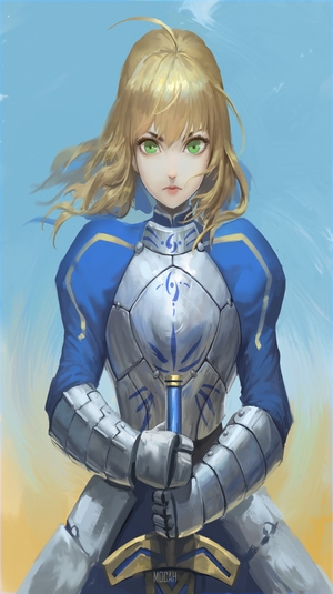 Saber Arturia Pendragon from Fate Series