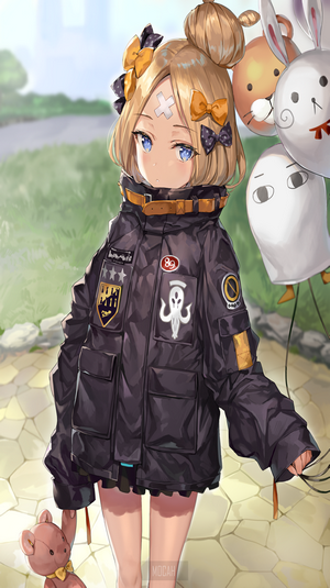 Abigail Williams from Fate/Grand Order with balloons