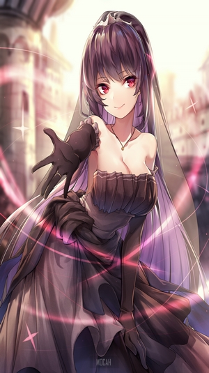 WA2000 from Girls Frontline in Elegant Black Dress