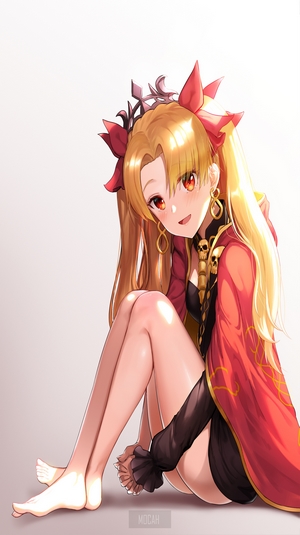 Ereshkigal from Fate/Grand Order sitting