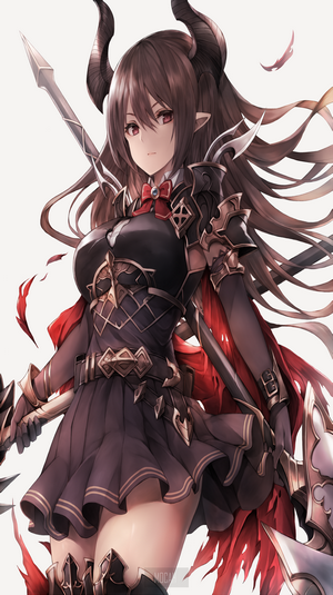 Forte from Shingeki no Bahamut with Spear