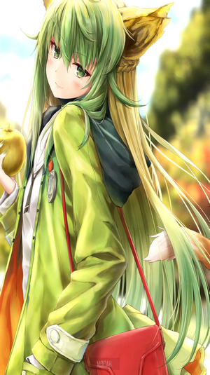 Atalanta from Fate/Apocrypha in Green Coat