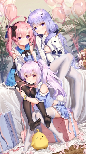 Azur Lane Girls Unicorn, Laffey, Saratoga