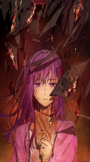 Matou Sakura from Fate/Stay Night crying