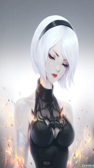 2B from Nier: Automata by Zeronis