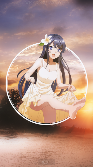 Sakurajima Mai from Seishun Buta Yarou wa Bunny Girl Senpai no Yume o Minai
