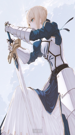 Saber Arturia Pendragon from Fate/Stay Night