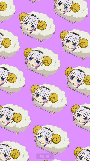 Kanna Kamui from Kobayashi-san Chi no Maid Dragon as a sheep