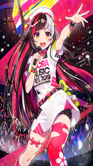 Mika Pikazo Energetic Anime Girl Singing