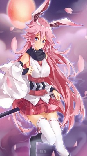 Anime girl with pink hair from Honkai Impact 3rd