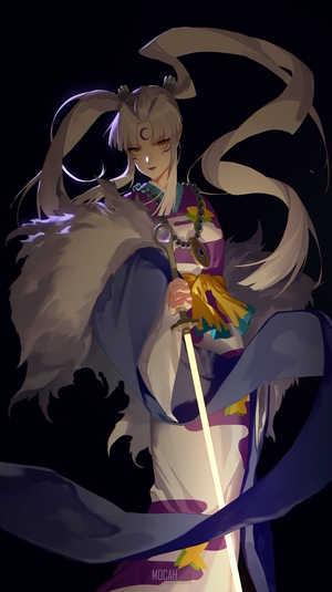 Sesshomaru from Inuyasha holding a sword