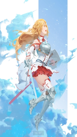 Asuna Yuuki from Sword Art Online in the Sky
