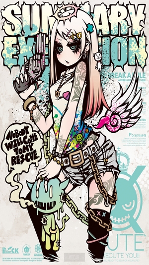 Project.C.K. Original Character with Gun and Creature