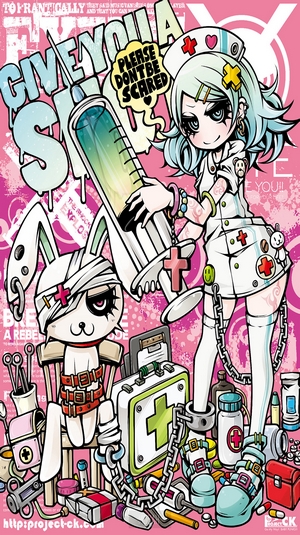 Project.C.K. Anime Nurse Character with Medical Tools
