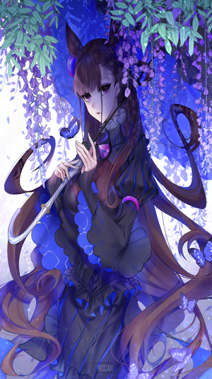 Murasaki Shikibu from Fate/Grand Order with butterflies