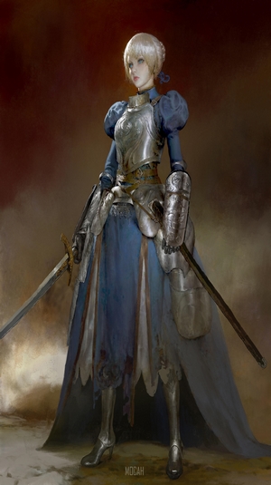 Saber Arturia Pendragon from Fate Series