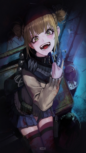 Himiko Toga from Boku no Hero Academia with Blood and Mask