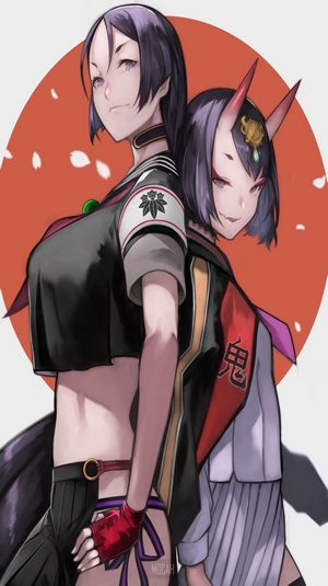Shuten Douji and Minamoto no Yorimitsu from Fate/Grand Order