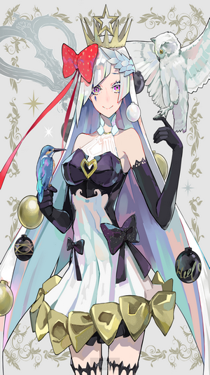 Brynhildr from Fate/Grand Order with Birds and Ornaments