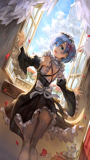 Rem in Maid Outfit from Re:Zero