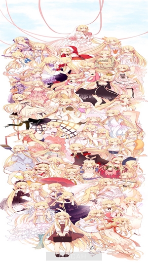 Chi from Chobits with multiple outfits