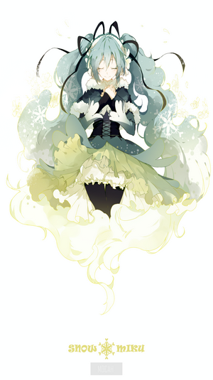 Snow Miku from Vocaloid