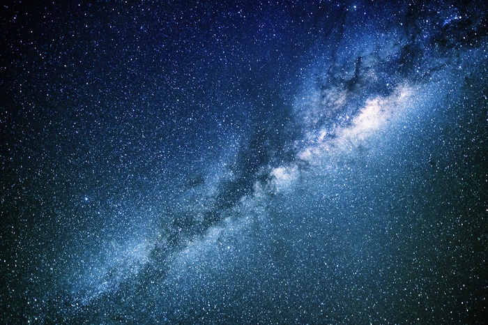 The Milky Way galaxy in deep space