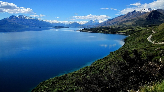 Lake Wakatipu and The Remarkables mountain range, New Zealand