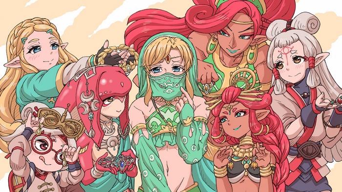 Characters from The Legend of Zelda: Breath of the Wild