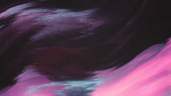 Abstract pixel sorting with purple and pink lines