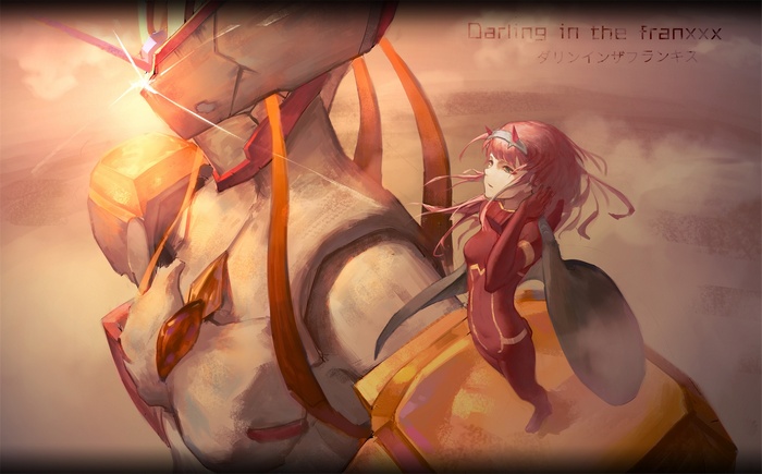 anime, Zero Two (Darling in the FranXX), Darling in the FranXX, pink hair, Strelizia (DARLING in the FRANXX), anime girls