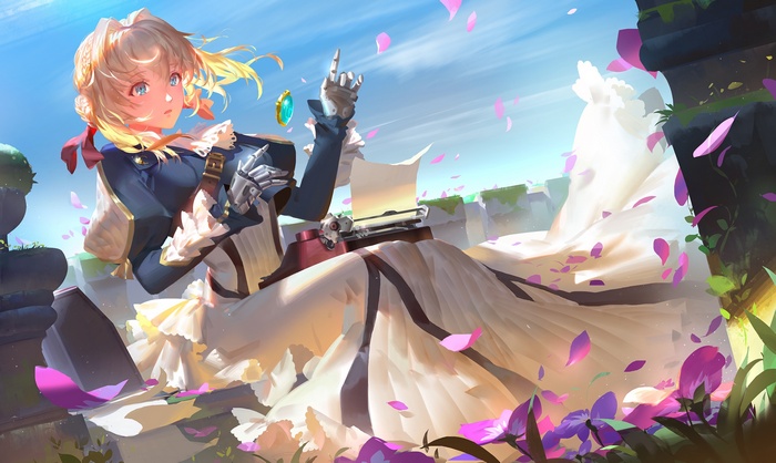 Violet Evergarden (anime), anime, anime girls, Violet Evergarden