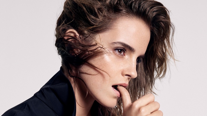 Emma Watson biting her finger