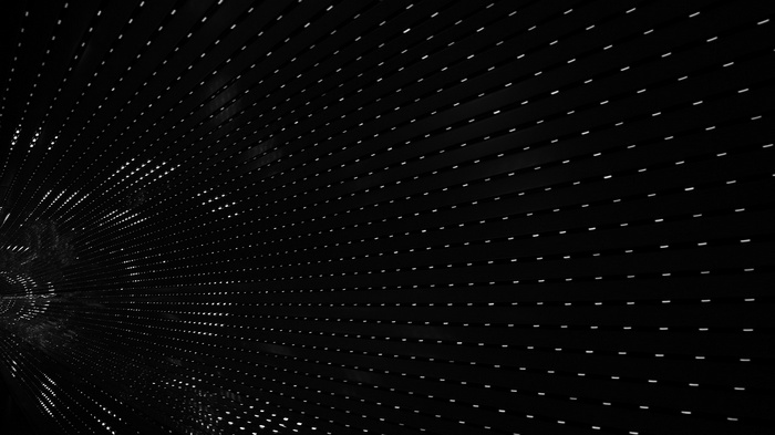 Monochrome abstract pattern of lights