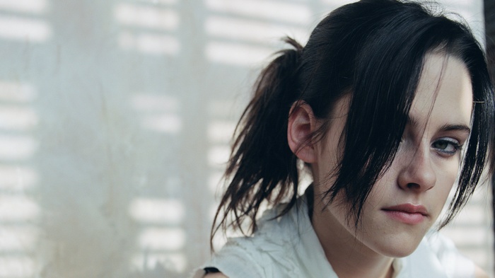 Kristen Stewart with black hair