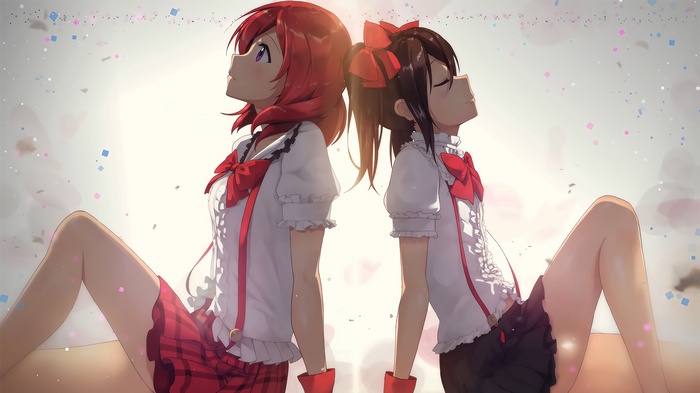 Maki Nishikino and Nico Yazawa from Love Live!