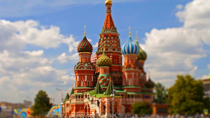 Saint Basil's Cathedral in Moscow, Russia