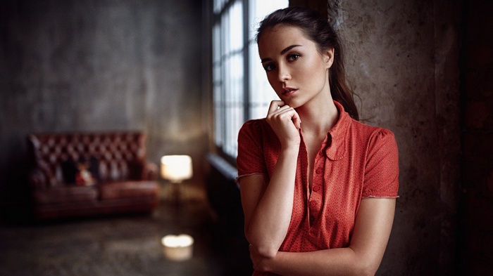 Anastasia Zonova portrait by Georgy Chernyadyev