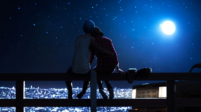 Chloe Price and Max Caulfield from Life Is Strange