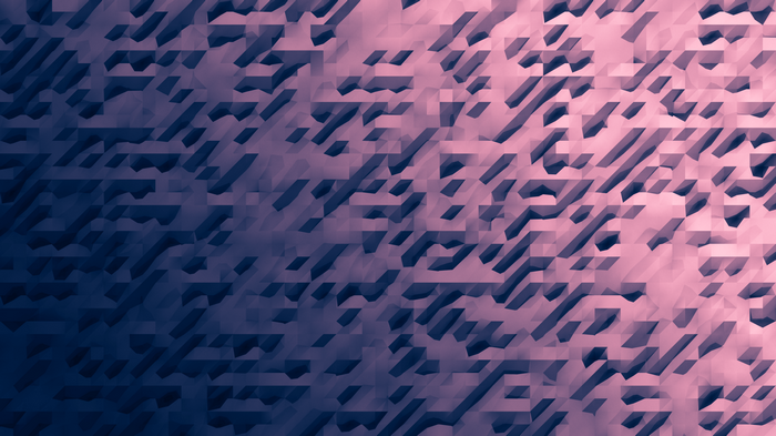 Abstract 3D geometric pattern with shadows