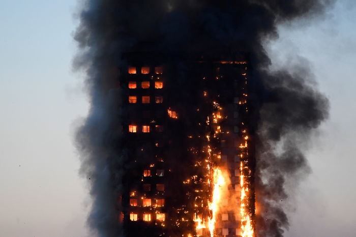 Grenfell Tower fire in London