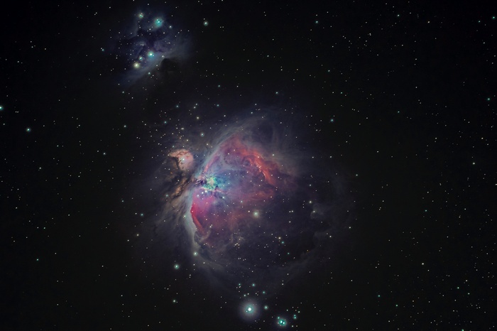 The Orion Nebula and surrounding stars