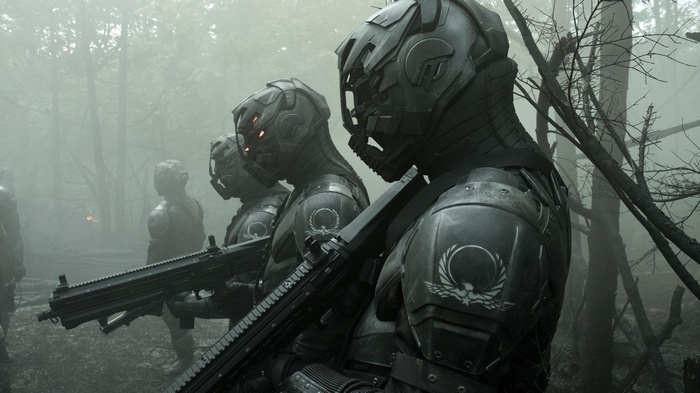 Soldiers with UTAS UTS-15 rifles in Altered Carbon