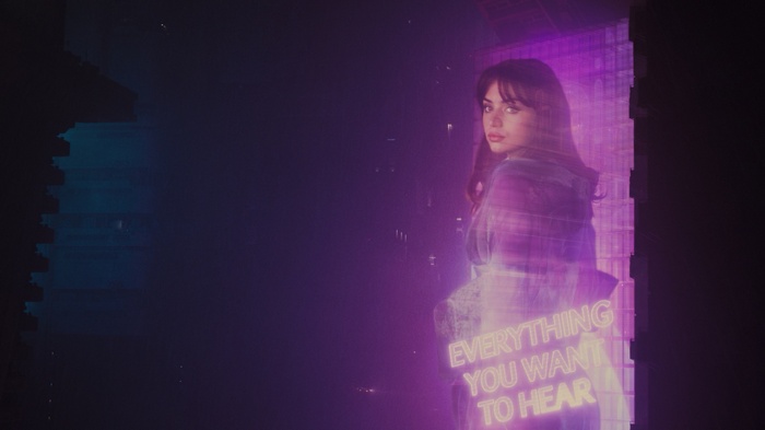 women, texture, Blade Runner, Joi, Ana de Armas, movies, text, Blade Runner 2049, quote