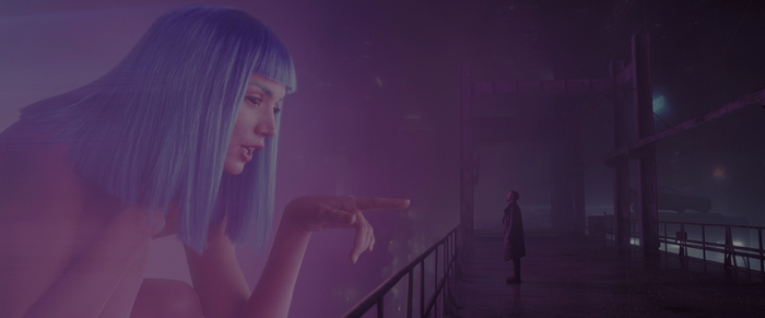 Joi and K from Blade Runner 2049