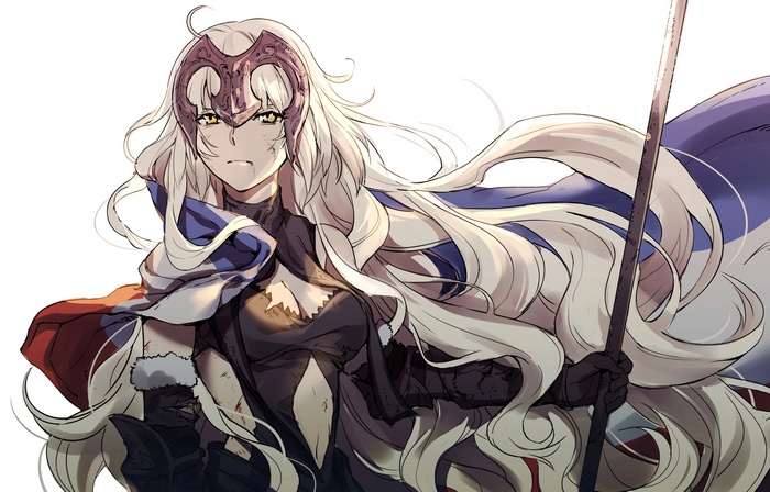 Jeanne d'Arc Alter from Fate/Grand Order holding a spear