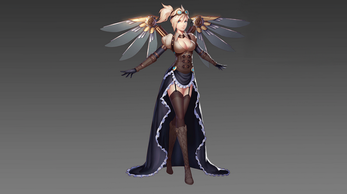 Steampunk Mercy from Overwatch